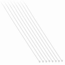 Abraçadeiras de Nylon Branca 2.5x150mm com 100 Unidades - 8627 - BRASFORT Abraçadeiras de Nylon Branca 2.5x150mm com 100 Unidades - 8627 - BRASFORT