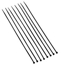 Abraçadeiras de Nylon Preta 3.6x200mm com 100 Peças - 8862 - BRASFORT Abraçadeiras de Nylon Preta 3.6x200mm com 100 Peças - 8862 - BRASFORT