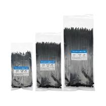 Abraçadeiras De Nylon Pretas Autotravantes 300 Peças Três Modos De Fixação Várias Especificações