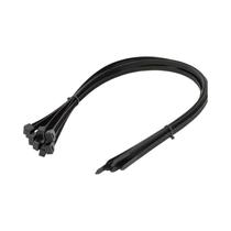 Abraçadeiras De Nylon Pretas Reforçadas 50 Peças Resistentes À Água Antiderrapantes E À Prova De