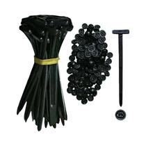 Abraçadeiras De Nylon Reforçadas Com Travamento Automático 1-300P Com Pinos De Fixação Resistentes a