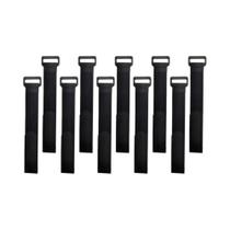 Abraçadeiras De Nylon Reutilizáveis 10 Peças Com tiras autocolantes Para Organização De Fios E Cabos Solução Abraçadeiras De Nylon Reutilizáveis 10 Peças Com tiras autocolantes Para Organização De Fios E Cabos Solução