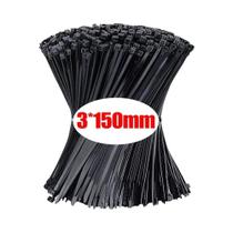 Abraçadeiras De Nylon Reutilizáveis 100-1000PCS Com Fecho Automático Para Organização De Cabos De