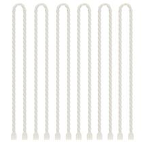 Abraçadeiras de silicone GESIPOR 24 polegadas 6 PCS - brancas