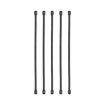 Abraçadeiras De Silicone Reutilizáveis 5 Peças Com Núcleo De Aço Para Organização De Cabos -