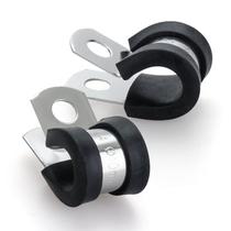Abraçadeiras para Cabos HirtuOtter 18 mm em Aço Inoxidável 304 com Revestimento de Borracha