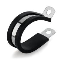 Abraçadeiras para cabos HirtuOtter 7/8" em aço inoxidável 304 com revestimento de borracha