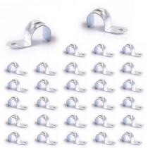 Abraçadeiras para eletroduto Laoha 3/4" EMT em aço zincado, kit com 30 unidades Abraçadeiras para eletroduto Laoha 3/4" EMT em aço zincado, kit com 30 unidades