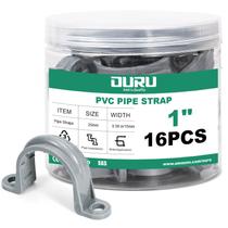 Abraçadeiras para Tubo de PVC OURU 1 Polegada 16 Peças com Duplo Furo Abraçadeiras para Tubo de PVC OURU 1 Polegada 16 Peças com Duplo Furo