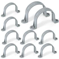 Abraçadeiras para tubo OURU 2 polegadas PVC 10 peças para eletroduto Abraçadeiras para tubo OURU 2 polegadas PVC 10 peças para eletroduto