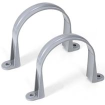 Abraçadeiras para Tubo OURU 4 Polegadas PVC com 2 Furos, 2 Peças Abraçadeiras para Tubo OURU 4 Polegadas PVC com 2 Furos, 2 Peças