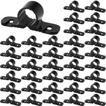 Abraçadeiras para Tubos Briwooody 1/2 Polegada, Pacote com 25, Plástico Preto Abraçadeiras para Tubos Briwooody 1/2 Polegada, Pacote com 25, Plástico Preto