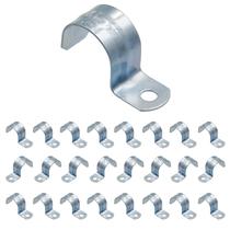 Abraçadeiras para tubos ISPINNER 3/4 polegada aço zincado 25 peças Abraçadeiras para tubos ISPINNER 3/4 polegada aço zincado 25 peças