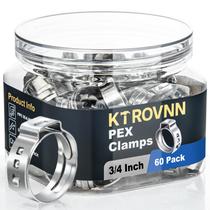 Abraçadeiras PEX KTROVNN 3/4 polegada, pacote com 60 unidades, aço inoxidável Abraçadeiras PEX KTROVNN 3/4 polegada, pacote com 60 unidades, aço inoxidável