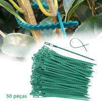 Abraçadeiras Plásticas Ajustáveis Para Plantas 50un. Reutilizáveis Para Suporte De Trepadeiras, Abraçadeiras Plásticas Ajustáveis Para Plantas 50un. Reutilizáveis Para Suporte De Trepadeiras,