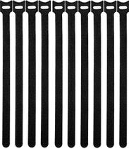 Abraçadeiras reutilizáveis bouti1583, 50 unidades, 30 cm, pretas Abraçadeiras reutilizáveis bouti1583, 50 unidades, 30 cm, pretas