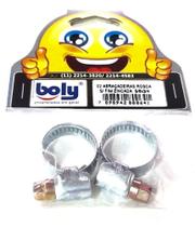 Abraçadeiras Rosca Sem Fim Zincadas 5/8" x 3/4" Kit 2 Pçs Boly