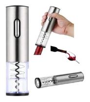 Abridor D Vinho Automático Á Bateria Recarregável Usb Inox Abridor D Vinho Automático Á Bateria Recarregável Usb Inox