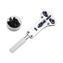 Abridor De Caixa De Relógio Ajustável À Prova d'Água Com 3 Garras, Chave De Parafuso E Removedor De