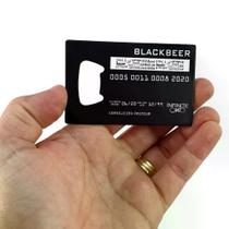 Abridor de Garrafa Cartão de Crédito Black Abra - Abra Inovações