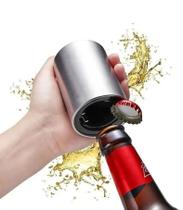Abridor De Garrafa Cerveja Automático Magnético em Inox