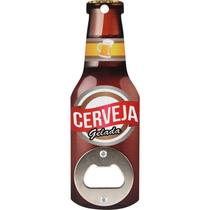 Abridor De Garrafa Cerveja Mdf (Ck2326) - Marrom Brahma