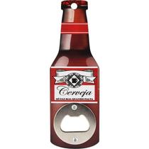 Abridor De Garrafa Cerveja Mdf (Ck2326) - Marrom Budweiser