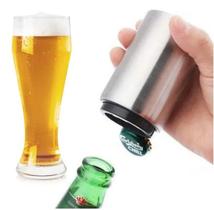 Abridor De Garrafa Cerveja Portátil Automático Magnético em Inox Abridor De Garrafa Cerveja Portátil Automático Magnético em Inox