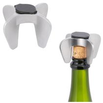 Abridor De Garrafa Chamapanhe Antiderrapante 6,5cm Inox