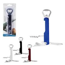 Abridor de Garrafa com Saca Rolha 3 funções - Z096 Abridor de Garrafa com Saca Rolha 3 funções - Z096
