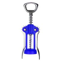 Abridor de Garrafa com Saca Rolhas ABS Inox Multifuncional