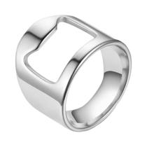 Abridor De Garrafa Em Aço Inoxidável Em Forma De Anel, Saca-Rolhas, Abridor De Lata De Cerveja,