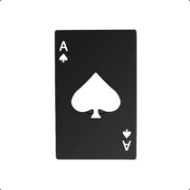 Abridor De Garrafa Formato Carta De Baralho Espada Poker Aço Inox Abridor De Garrafa Formato Carta De Baralho Espada Poker Aço Inox