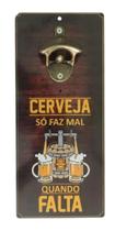 Abridor De Garrafa Parede Mdf Cerveja Churrasco Decorativo Abridor De Garrafa Parede Mdf Cerveja Churrasco Decorativo