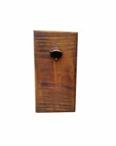 Abridor de garrafa parede rústico madeira maciça Abridor de garrafa parede rústico madeira maciça