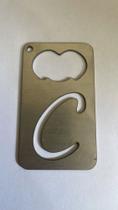 Abridor De Garrafa Personalizado Letra C