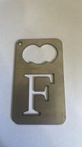 Abridor De Garrafa Personalizado Letra F Abridor De Garrafa Personalizado Letra F