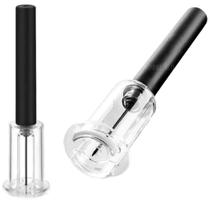 Abridor de Garrafa Vinho Saca Rolhas Tipo Bomba de Pressão Sucção Bomba de Ar Preto Abridor de Garrafa Vinho Saca Rolhas Tipo Bomba de Pressão Sucção Bomba de Ar Preto