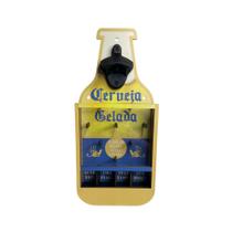 Abridor de Garrafas Cerveja Futebol Jogo Porta Tampinhas Madeira MDF Bar Grife de Boteco Abridor de Garrafas Cerveja Futebol Jogo Porta Tampinhas Madeira MDF Bar Grife de Boteco