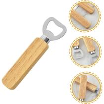 Abridor de Garrafas com Cabo de Madeira 10cm