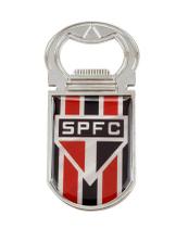 Abridor De Garrafas Com Ímã Listrado São Paulo 10x5cm Abridor De Garrafas Com Ímã Listrado São Paulo 10x5cm