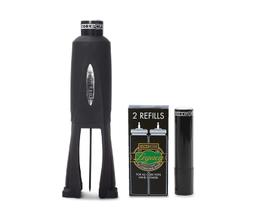 Abridor de garrafas Cork Pops Legacy com 3 cartuchos de recarga Abridor de garrafas Cork Pops Legacy com 3 cartuchos de recarga