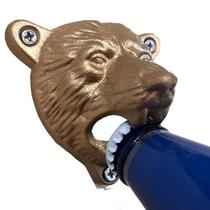 Abridor De Garrafas De Parede Em Ferro Fundido Com Cabeça De Urso Para Bar, Restaurante, Decoração