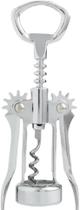 Abridor de garrafas de vinho Wing Corkscrew multifuncional prateado