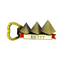 Abridor de garrafas magnético de geladeira Creative Egypt Pyramid Resin Abridor de garrafas magnético de geladeira Creative Egypt Pyramid Resin
