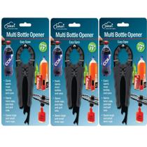 Abridor de garrafas múltiplo Jokari, pacote com 3 garrafas, potes e latas