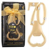 Abridor de garrafas WENFOME 70th Birthday Party Favors, pacote com 36