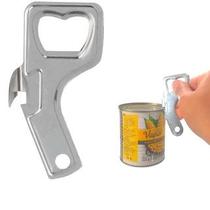 Abridor de Latas e Garrafa Inox Kit com 2