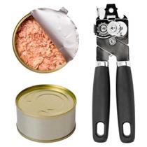 Abridor De Latas e Garrafas Manivela Aço Inox Profissional