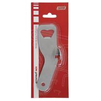 Abridor de Latas e Garrafas Profissional Gourmet Mix em Aço Inox